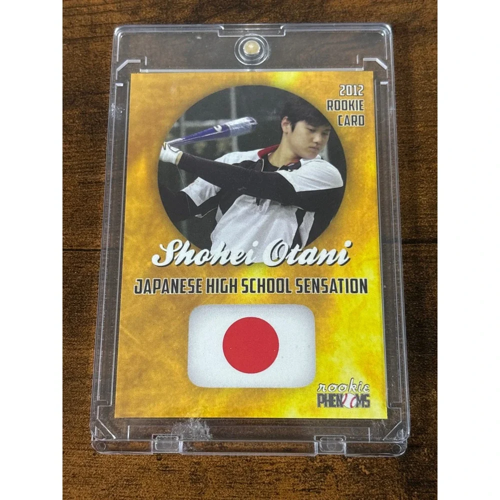 2012 Shohei Ohtani Rookie Phenoms Japanese High School Sensation Custom Card